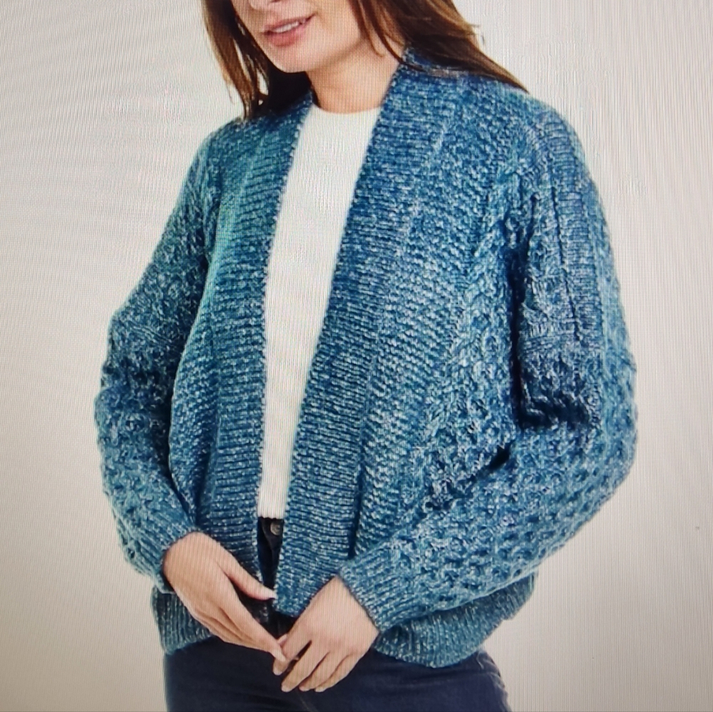 CABI Astral Blue Open Cardigan